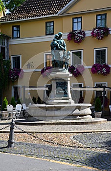 Fountain in the Old Town of Weimar, Thuringia