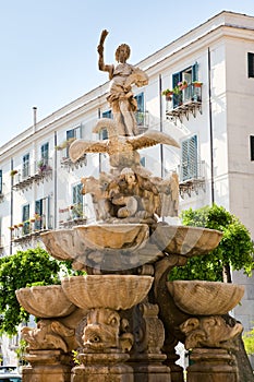 Fountain in Palermo, Italy