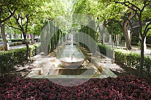 Fountain in Palma de Majorca - Mallorca. Hort del Rei Gardens photo