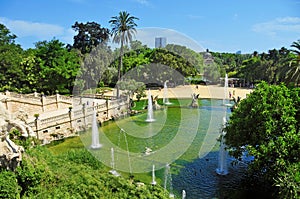 Fountain of Parc de la Ciutadella in Barcelona photo