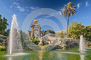 Fountain of Parc de la Ciutadella in Barcelona, Spain photo