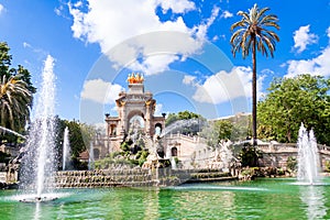 Fountain of Parc de la Ciutadella photo