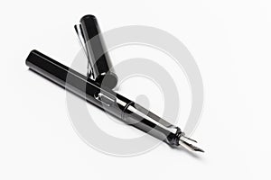 Fountain pen isolated on white background