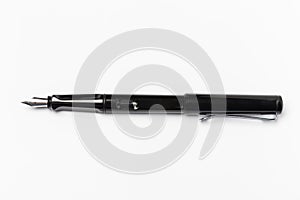 Fountain pen isolated on white background