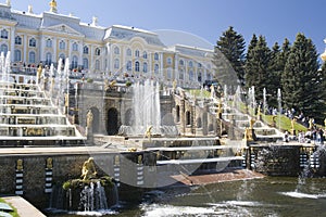 Fountain in Petrodvorets (Pete