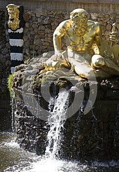 Fountain in Petrodvorets (Pete