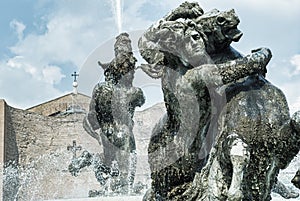 Fountain At Piazza Della Repubblica,