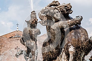 Fountain At Piazza Della Repubblica, Rome