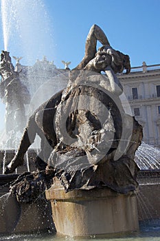 Fountain in Piazza della Republica, Rome