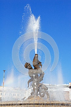 Fountain in Piazza della Republica, Rome