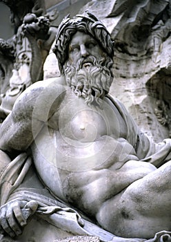 Fountain in Piazza Navonna, Rome