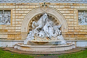 Fountain of Pincio, Bologna, Italy photo