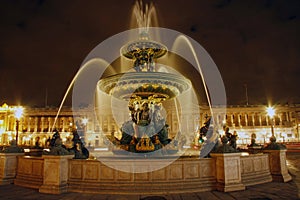 Fountain in Place de la Concorde
