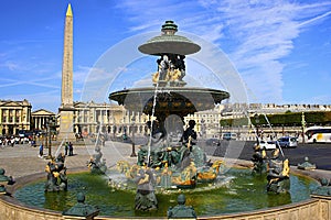 Fountain at Place de la Concorde, Paris