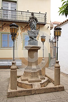 Fountain in Poble Espanyol, Barcelona photo