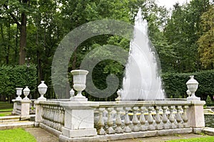 Fountain Pyramid in the Lower Park of Petergof