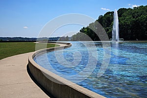 Fountain and Reflecting Pool