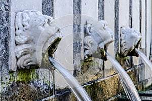 Fountain of the rosello, Sassari, Sardinia photo