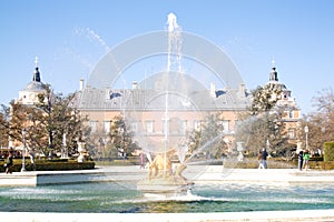 Fountain of the royal palace of Aranjuez, Madrid