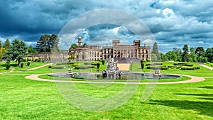 The fountain and ruins of Witley Court, Worcestershire.