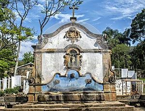 Fountain Saint Joseph Chafariz de SÃÂ£o JosÃÂ© in Tiradentes, Minas Gerais, Brazil. photo