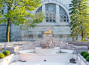 Fountain of Saint Joseph`s Oratory of Mount Royal