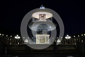 Fountain in the saint peters square