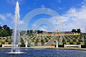 Fountain at Sanssouci, Potsdam photo