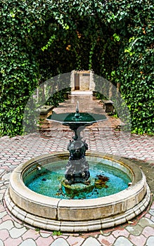 Fountain in a Segorbe park photo