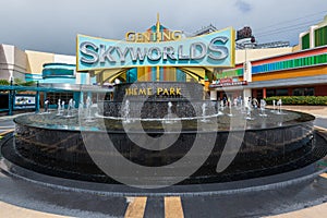 Fountain of the Skyworlds theme park at Genting highlands, Malaysia