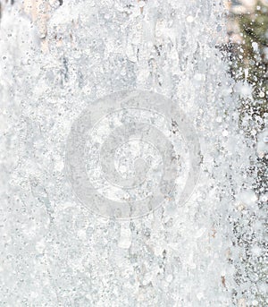Fountain splashes as an abstract background. Texture