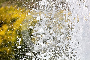 Fountain splashes as an abstract background. Texture