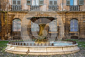 Fountain on a square