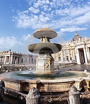 Fountain in St. Peter s Square