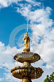 Fountain at the State Capitol of Iowa