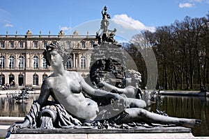 Fountain statue at Herrenchiemsee