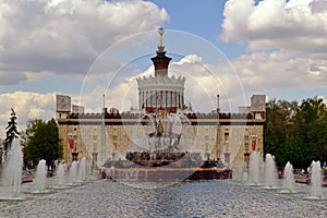 Fountain Stone Flower in the VDNKh Park in Moscow