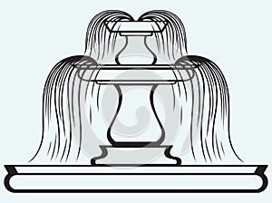 Fountain in the style of renaissance