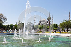 Fountain on Sultan Ahmet square