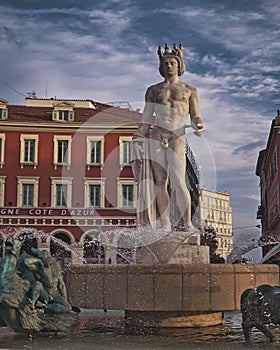 Fountain of the Sun, Historical landmark in Nice, France