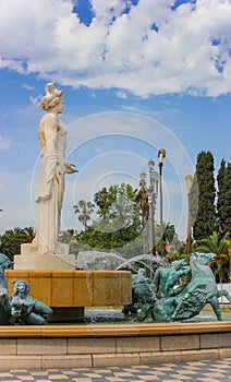 Fountain of the Sun in Massena Square, Nice