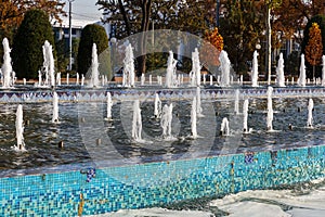 Fountain in Tashkent, Uzbekistan