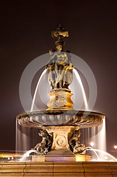 Fountain of the three graces, Bordeaux photo