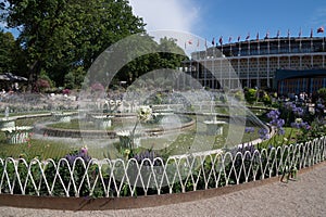 Fountain in Tivoli Gardens, Copenhagen, Denmark