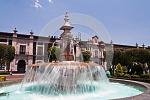 Fountain in Toluca de Lerdo Mexico