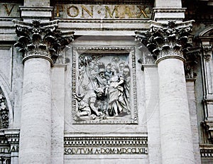 Fountain of Trevi bas-relief