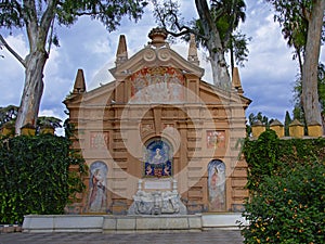 Fountain, Tribute to Catalina de Ribera y Mendoza, Murillo Gardens, Seville, Spain