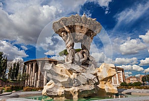 Fountain of the Tritons in Rome