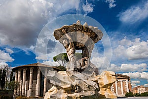 Fountain of the Tritons in Rome