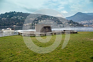 Fountain turned off in Villa Geno